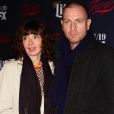 Eve Mavrakis et son mari Ewan McGregor au "2017 FX Network Upfronts" à New York, le 6 avril 2017.