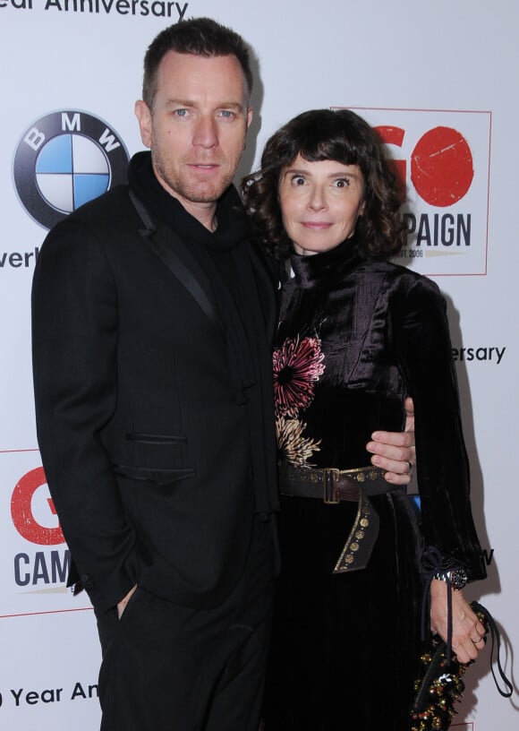 Ewan McGregor et sa femme Eve Mavrakis au 10ème anniversaire de GO Campaign à Hauser Wirth & Schimmel à Los Angeles, le 5 novembre 2016