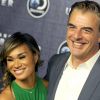 Tara Wilson et Chris Noth à la première de "Manhunt : Unabomber" le 19 juillet 2017 à New York.