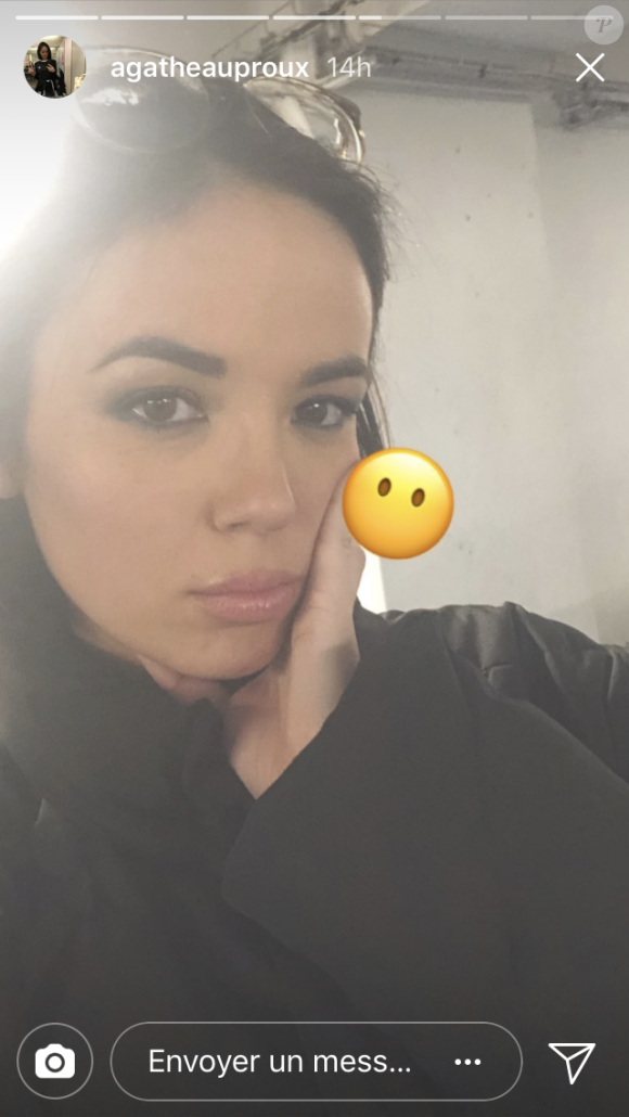 Agathe Auproux se dévoile avec et sans maquillage sur Instagram.