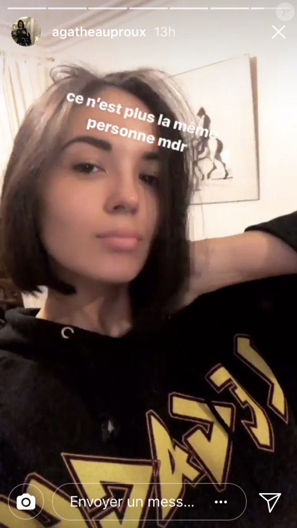 Agathe Auproux se dévoile avec et sans maquillage sur Instagram.