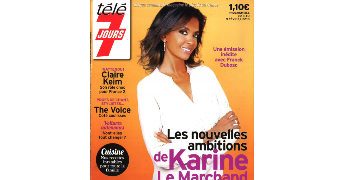 Programme Tv Ce Soir Sur Télé 7 Jours Télé 7 jours, janvier 2018. - Purepeople