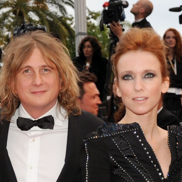 Léa Drucker et son compagnon Julien Rambaldi au Festival de Cannes, en mai 2010.