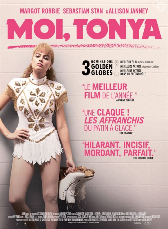 "Moi, Tonya" avec Margot Robbie, en salles le 21 février 2018. 