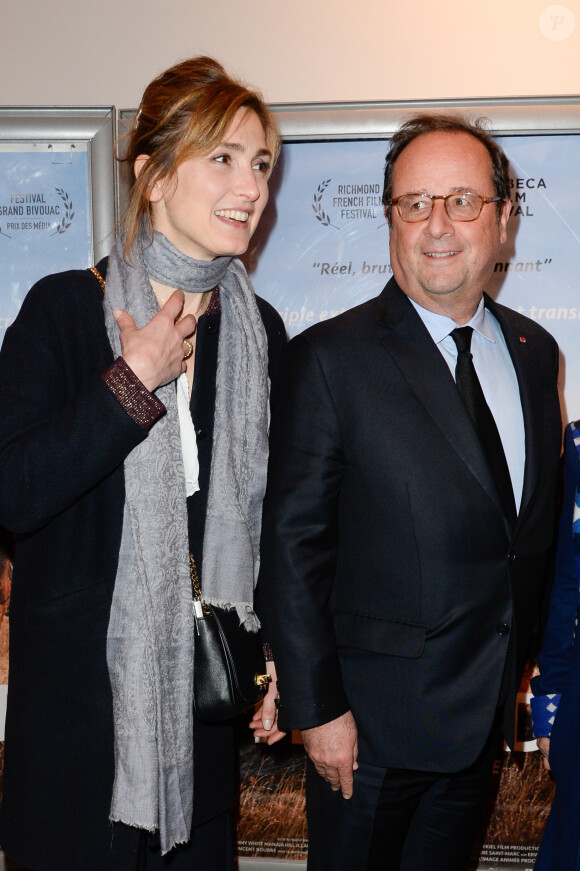 Julie Gayet et François Hollande - Première du film "The Ride" au MK2 Bibliothèque à Paris. Le 26 janvier 2018 © Coadic Guirec / Bestimage