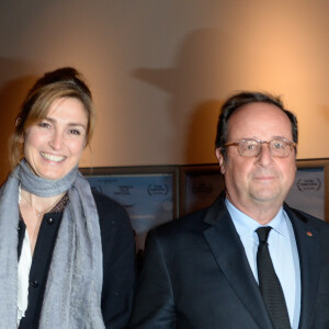 Julie Gayet et François Hollande - Première du film "The Ride" au MK2 Bibliothèque à Paris. Le 26 janvier 2018 © Coadic Guirec / Bestimage