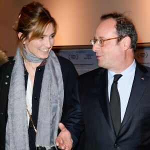 Julie Gayet et François Hollande - Première du film "The Ride" au MK2 Bibliothèque à Paris. Le 26 janvier 2018 © Coadic Guirec / Bestimage