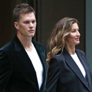 Exclusif - Gisele Bündchen et son mari Tom Brady vont dîner dans un restaurant à New York le 1er mai 2017.