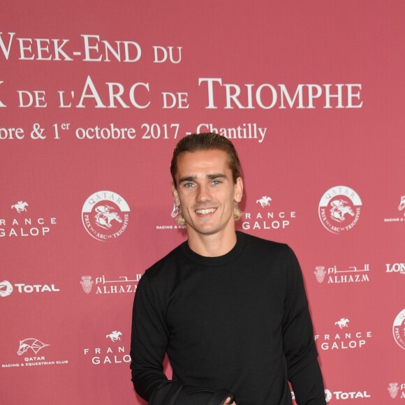 Antoine Griezmann - 96ème Qatar Prix de l'Arc de Triomphe à l'Hippodrome de Chantilly le 1er octobre 2017. © Coadic Guirec/Bestimage
