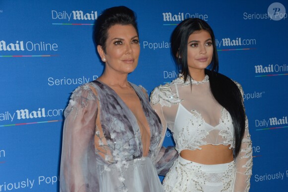 Kris et Kylie Jenner à la soirée "MailOnline" à Cannes le 24 juin 2015