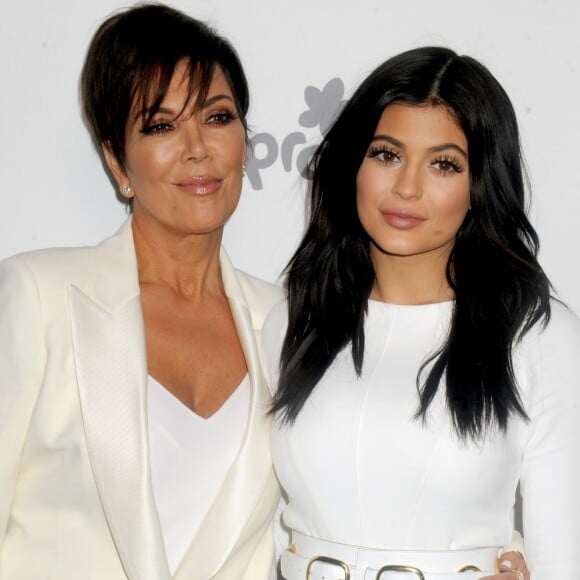 Kris et Kylie Jenner à la convention NBC Universal à New York le 14 mai 2015