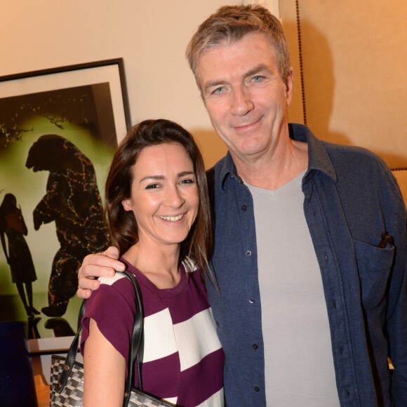 Exclusif - Emmanuelle Boidron et Philippe Caroit - Soirée "Galette des rois" de la fondation Claude Pompidou à Paris le 24 janvier 2018. © Rachid Bellak/Bestimage
