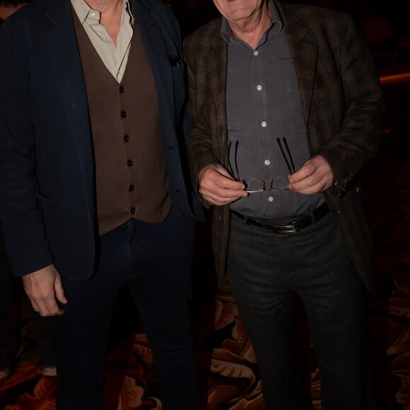 Exclusif - Philippe Caroit et Bernard Menez - Soirée de l'Agence artistique GOA au restaurant La Gioia à Paris, France, le 5 février 2018. © Rachid Bellak/Bestimage