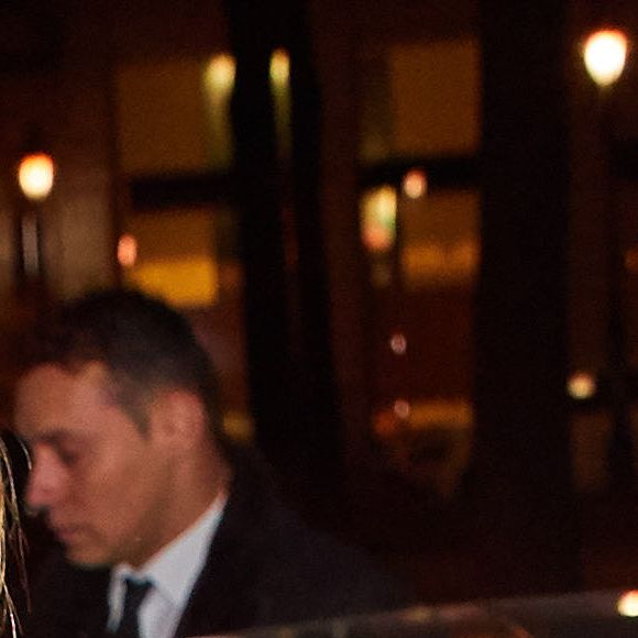 Melanie Griffith arrive au Grand Hôtel de Vienne le 6 février 2018. L'actrice est en Autriche pour assister au bal de l'opéra de Vienne.