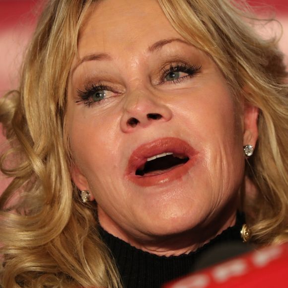 Melanie Griffith à la conférence de presse pour le prochain "Opera Ball" à Vienne, la saison 2018 de l'opéra d'Etat le 7 février 2018.