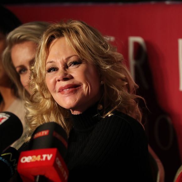 Melanie Griffith à la conférence de presse pour le prochain "Opera Ball" à Vienne, la saison 2018 de l'opéra d'Etat le 7 février 2018.