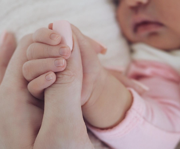 Kylie Jenner et sa fille Stormi. Février 2018.