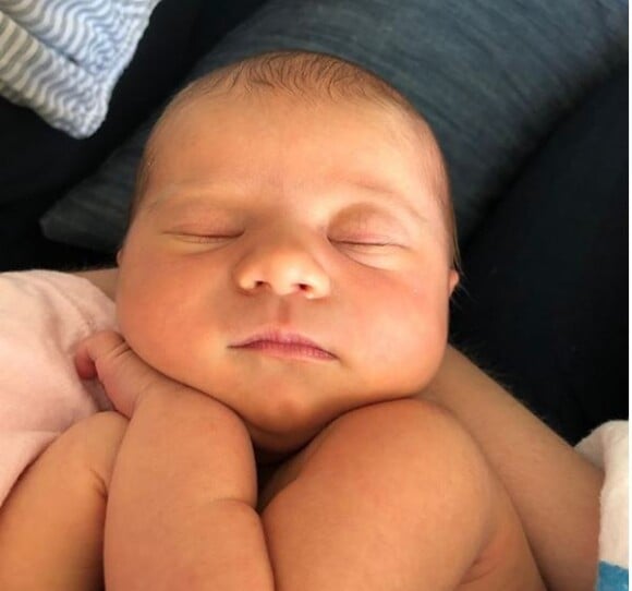 Lyndsy Fonseca a partagé cette photo de son bébé, sur Instagram, le 7 février 2018