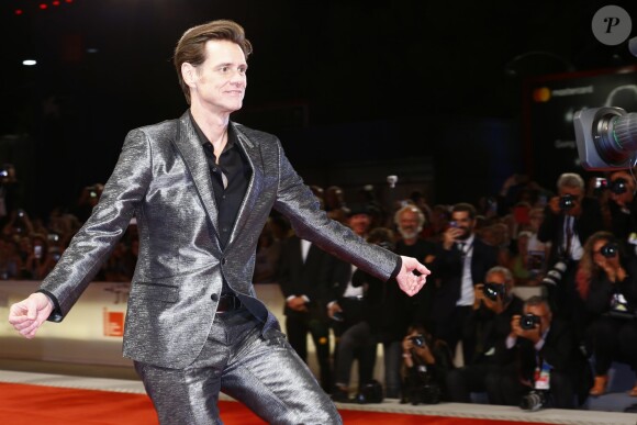 Jim Carrey à la première de "Jim & Andy: The Great Beyond - The Story of Jim Carrey & Andy Kaufman" lors du 74ème Festival International du Film de Venise, la Mostra. Le 5 septembre 2017