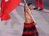 Jeux olympiques : Le sexy Pita Taufatofua revient torse nu, dans le froid !