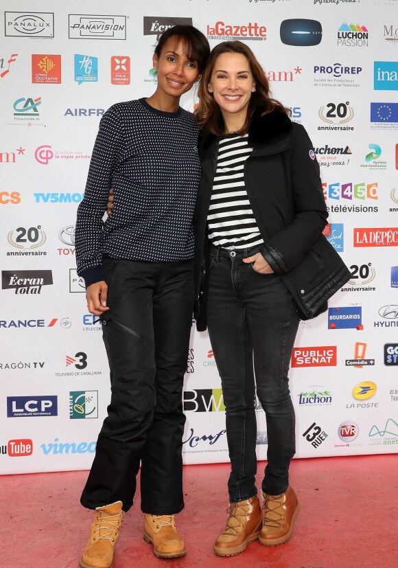 Sonia Rolland et Mélissa Theuriau - 20ème anniversaire du Festival des Créations Télévisuelles de Luchon, France, le 10 février 2018. © Patrick Bernard/Bestimage
