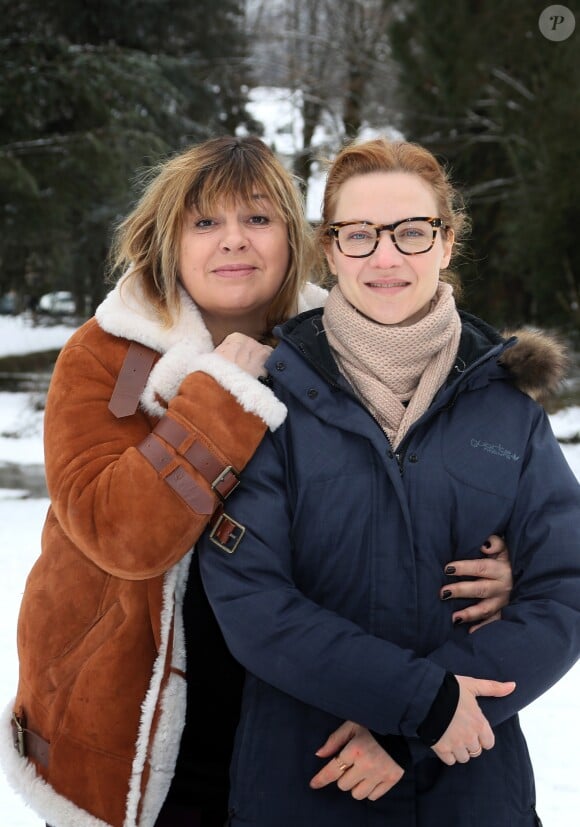 Odile Vuillemin et Michèle Bernier - 20ème anniversaire du Festival des Créations Télévisuelles de Luchon, France, le 10 février 2018. © Patrick Bernard/Bestimage