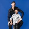 Cristiano Ronaldo et Cristiano Jr. pour CR7 JUNIOR. Février 2018.