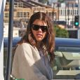Exclusif - Sofia Richie fait le plein d'essence à Los Angeles le 9 février 2018