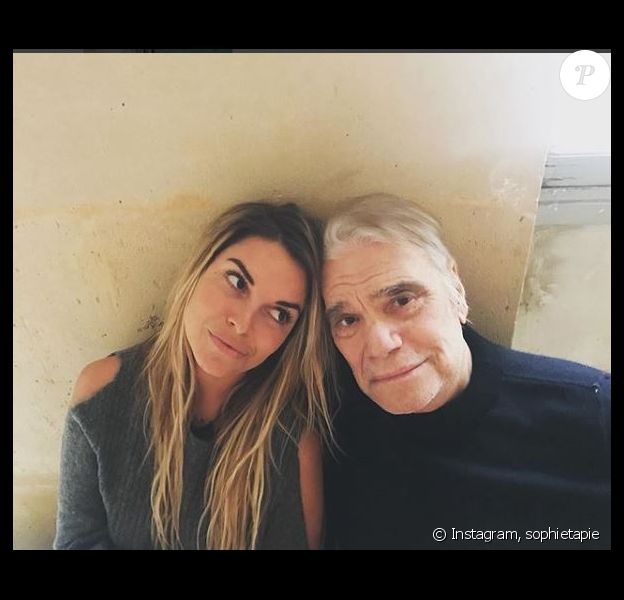Sophie Tapie et son papa Bernard Tapie, Instagram, 13 février 2018