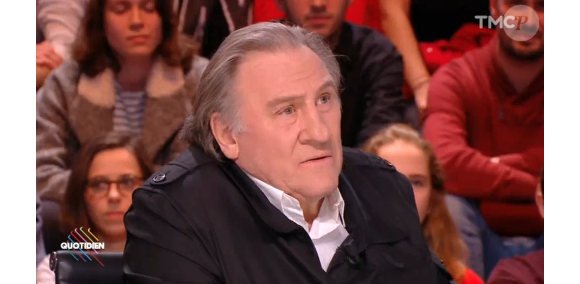 Gérard Depardieu dans Quotidien le 13 février 2018.