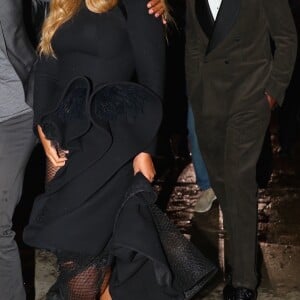 Beyonce et son mari Jay Z sont allés faire la fête après avoir assisté à la soirée Pre Grammy à New York, le 27 janvier 2018