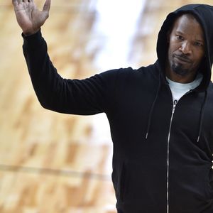 Jamie Foxx lors du match NBA All-Star Celebrity Game 2018 à Los Angeles le 16 février 2018