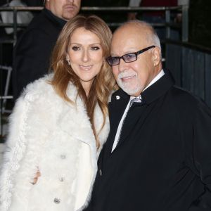 Céline Dion et son mari René Angélil arrivent à l'enregistrement de l'émission "Vivement dimanche" au studio Gabriel à Paris le 13 novembre 2013.