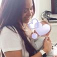 Amel Bent publie une photo de sa fille aînée Sofia, bébé, sur Instagram le 4 février 2018, à l'occasion de son deuxième anniversaire.