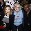 Marilou Berry et sa mere Josiane Balasko, Rudy Berry - People au defilé Jean-Paul Gaultier lors de la fashion week Haute-Couture Automne-Hiver 2013/2014. A Paris le 3 juillet 2013.
