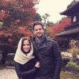Brant Daugherty et sa chérie Kim Hidalgo au Japon, en novembre 2017.