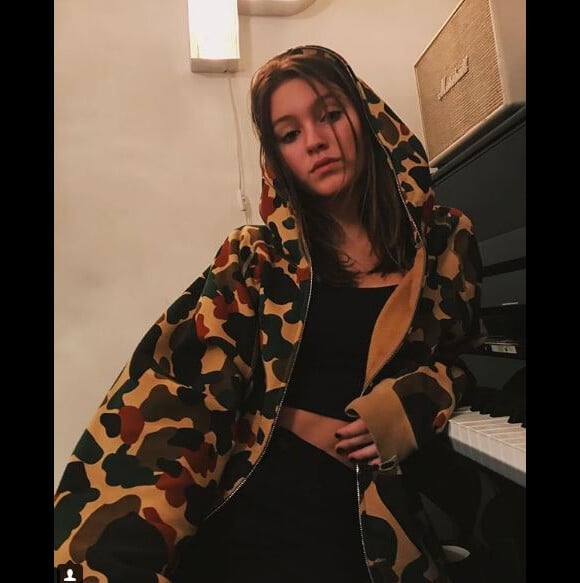 Paloma Le Friant, la fille de Bob Sinclar, sur Instagram, le 15 janvier 2018.