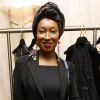 Exclusif - Nadège Beausson-Diagne - Présentation de la collection Honayda Automne-Hiver 2018 à la boutique "Les Suites" lors de la fashion week à Paris, le 27 février 2018. © Marc Ausset-Lacroix/Bestimage