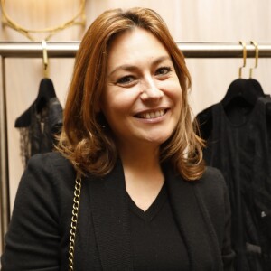 Exclusif - Shirley Bousquet - Présentation de la collection Honayda Automne-Hiver 2018 à la boutique "Les Suites" lors de la fashion week à Paris, le 27 février 2018. © Marc Ausset-Lacroix/Bestimage
