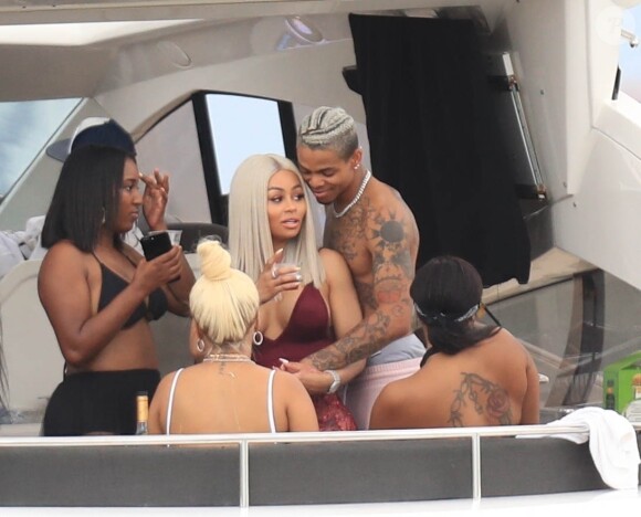 Blac Chyna et Mechie à Miami le 4 septembre 2017.