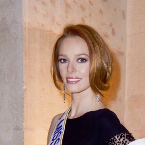 Miss France 2018 Maëva Coucke - Dîner de gala de la Fondation Avec au Château de Versailles le 5 février 2018. La Fondation Avec est une fondation reconnue d'utilité publique, créée en 1997 par le professeur David Khayat, elle oeuvre dans le domaine de la lutte contre le cancer. © Julio Piatti / Bestimage