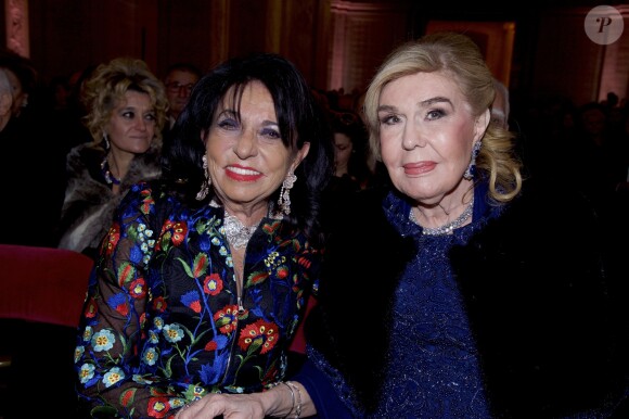 Régina Sixt et Marianna V. Vardinoyannis - Dîner de gala de la Fondation Avec au Château de Versailles le 5 février 2018. La Fondation Avec est une fondation reconnue d'utilité publique, créée en 1997 par le professeur David Khayat, elle oeuvre dans le domaine de la lutte contre le cancer. © Julio Piatti / Bestimage