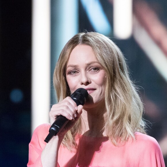 Vanessa Paradis - 43ème cérémonie des Cesar à la salle Pleyel à Paris, le 2 mars 2018. © Dominique Jacovides - Olivier Borde / Bestimage