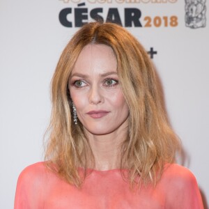 Vanessa Paradis (porte le ruban maintenant on agit) - Photocall de la 43e cérémonie des Cesar à la salle Pleyel à Paris, le 02 mars 2018. © Dominique Jacovides - Olivier Borde / Bestimage