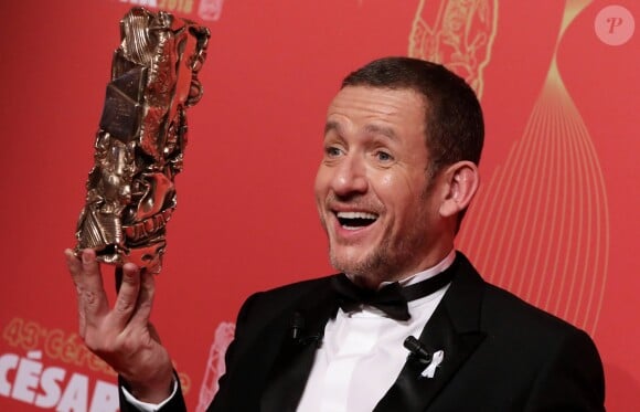 Dany Boon, Cesar du public pour le film "Raid Dingue" - Pressroom lors de la 43ème cérémonie des Cesar à la salle Pleyel à Paris, le 2 mars 2018. © Dominique Jacovides - Olivier Borde / Bestimage