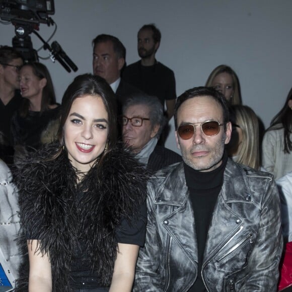 Anouchka & Anthony Delon - People au défilé de mode "Elie Saab", collection prêt-à-porter automne-hiver 2018/2019, à Paris. Le 3 mars 2018 © Olivier Borde / Bestimage