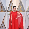 Sofia Carson sur le tapis rouge des Oscars au Dolby Theatre, Los Angeles, le 4 mars 2018.