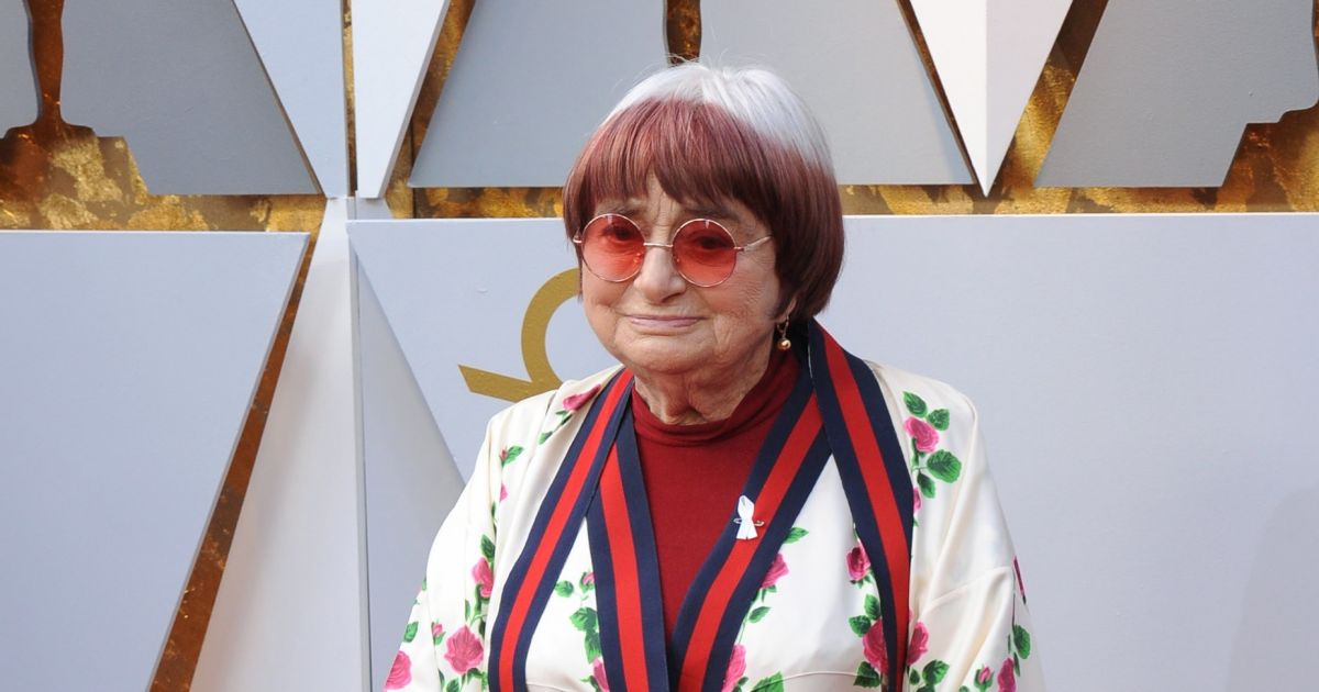 Agnes Varda Sur Le Tapis Rouge Des Oscars Au Dolby Theatre Los Angeles Le 4 Mars 2018