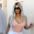 Kim Kardashian et sa sœur sont allées déjeuner avec leur mère K. Jenner au restaurant Carousel à Los Angeles, le 15 février 2018
