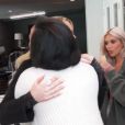 Kim Kardashian présente La'Reina (mère porteuse de sa fille Chicago) à sa famille dans l'épisode final de la saison 14 de "L'incroyable famille Kardashian" diffusé le 4 mars 2018   